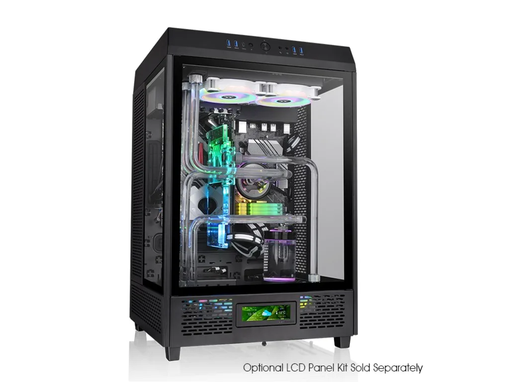 Thermaltake The Tower 500 Mid tower case, TG, 2x Standard 120mm fan - slika 3