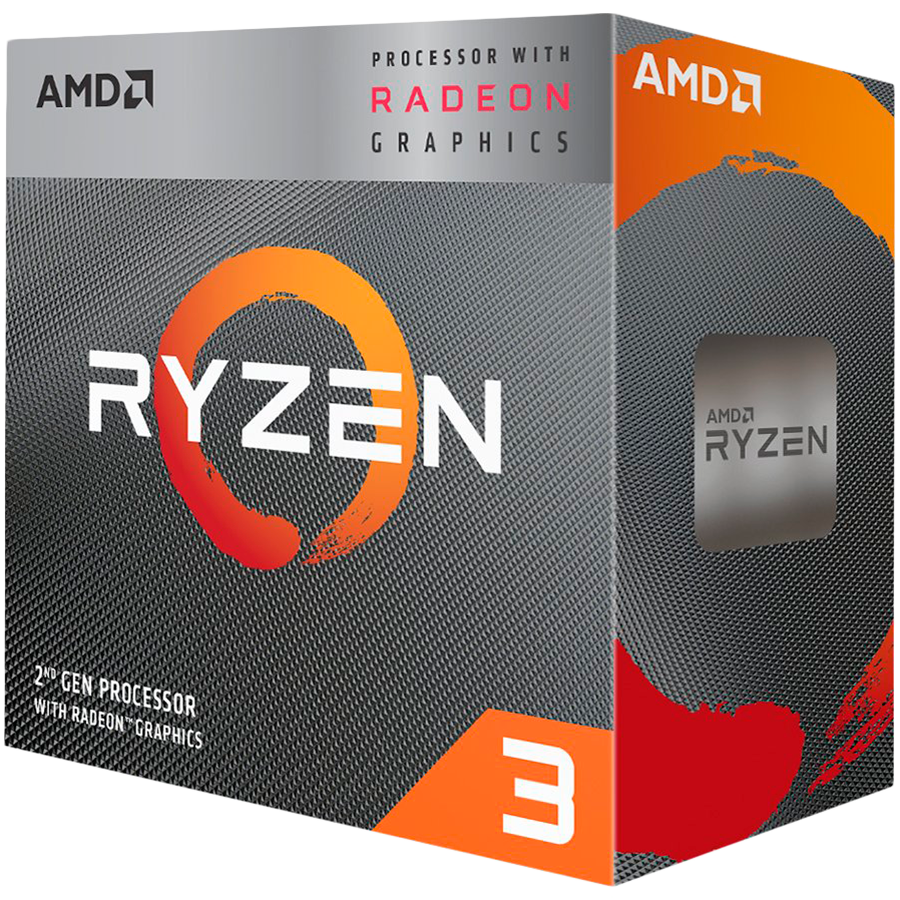 AMD Ryzen 3 3200G AM4 BOX4 CPU cores,4 threads,3.6GHz,4MB L3,65W,Radeon Vega 8 - slika 2