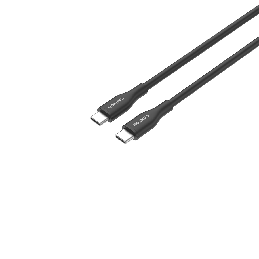 CANYON cable CC60SC10 C-C 60W 1m Silicon Black - slika 3