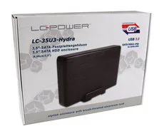 LC-Power USB3.0 Enclosure 3.5"LC-35U3-Hydra,aluminium&plastic - slika 2