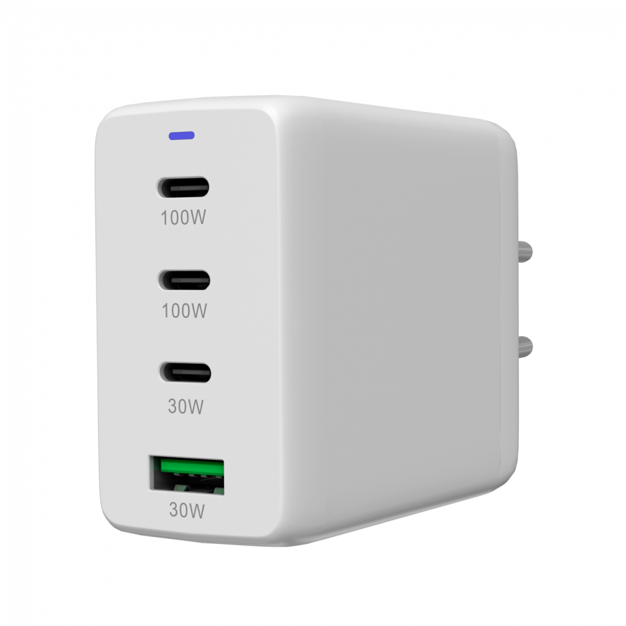 CANYON charger CU100ACC GaN 100W 3xPD 1xQC EU White - slika 6