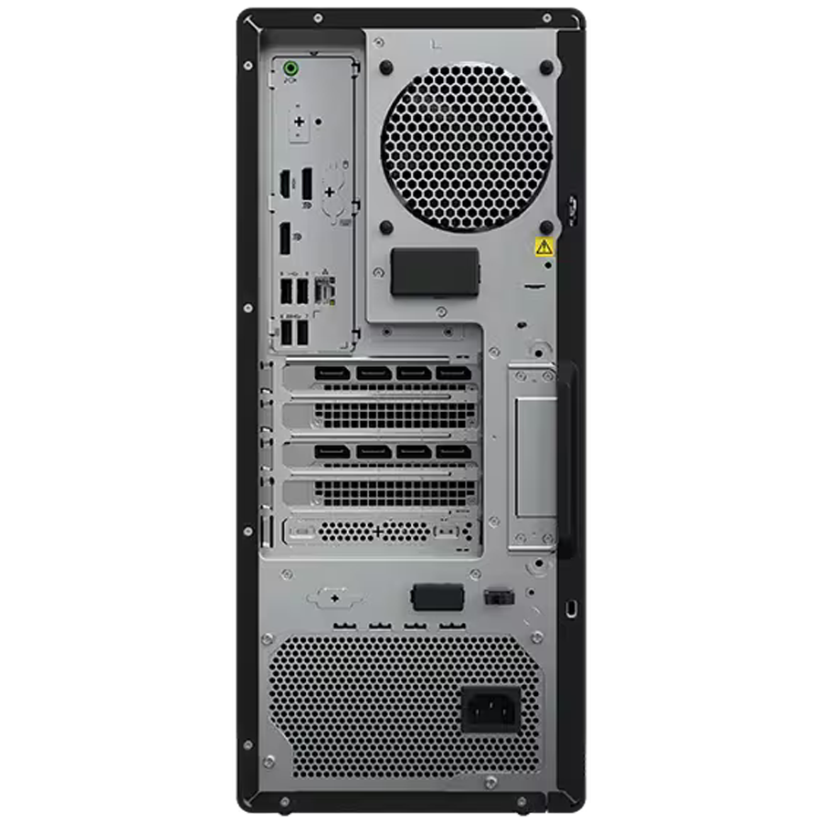 Lenovo ThinkStatio P3 Gen2, Intel Core Ultra 7 265 vPro, 2x16 GB DDR5-5600MT/s, 1 TB SSD M.2, NVIDIA RTX A1000 8GB GDDR6, Front: 4x USB 3.2, 1x USB C 3.2, 1x Mic, 1x Head/Mic, Back 2x USB 3.2, 2x USB  - slika 4