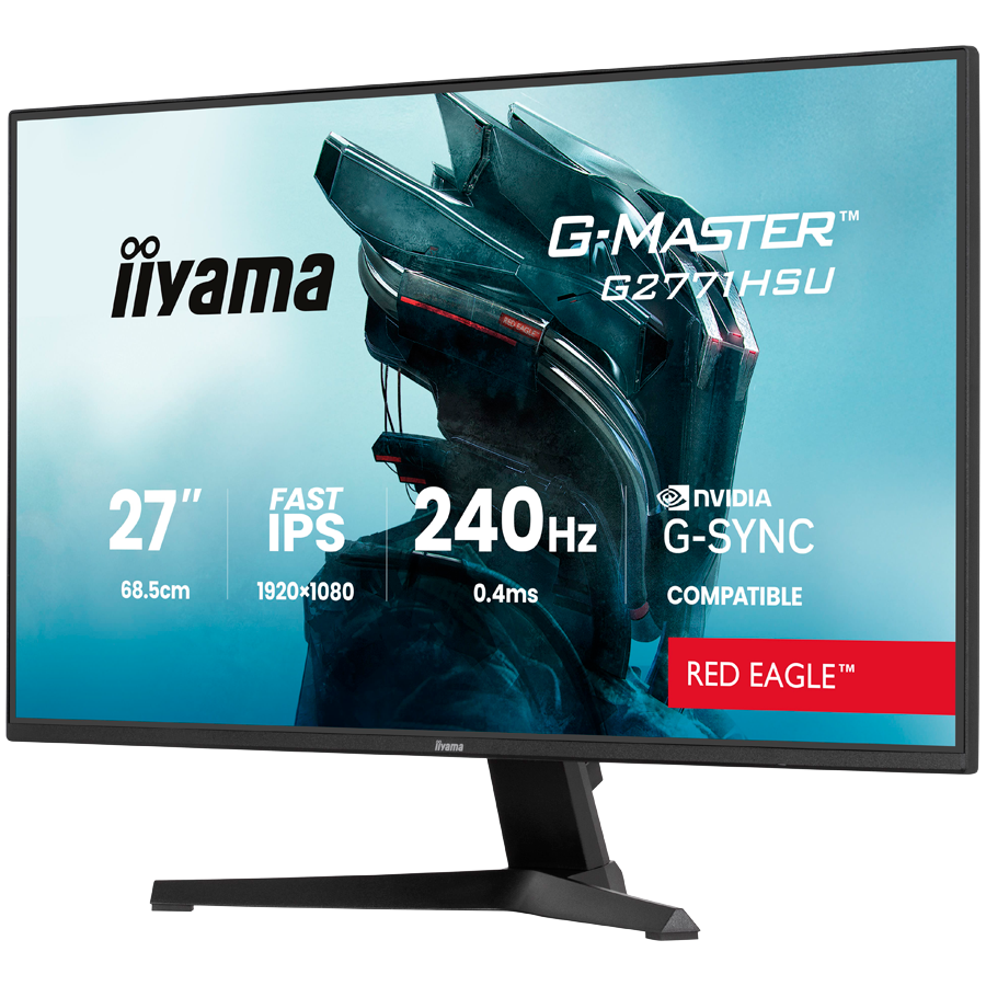 27 Fast IPS Gaming, G-Master Red Eagle, G-SYNC Compatible, 1920x1080 240Hz,2x HDMI, DisplayPort, 0.4ms MPRT, Speakers, USB HUB 1x3.2 1xC, Black Tuner - slika 3