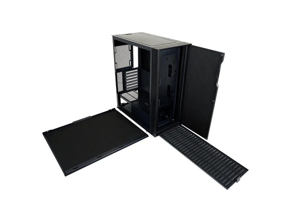 LC-Power Sound Insulated CaseLC-8000B, 1x USB-C, 2x USB-AE-ATX, ATX, Micro-ATX, Mini-ITX - slika 3