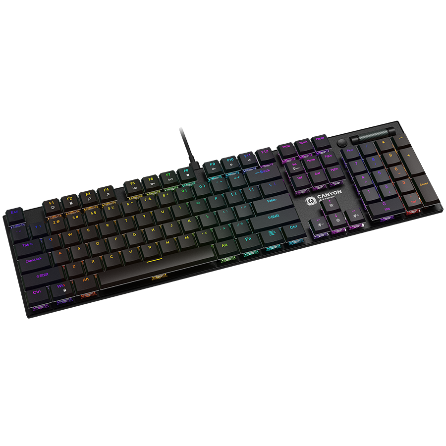 CANYON keyboard Cometstrike GK-55 EN Wired - slika 3