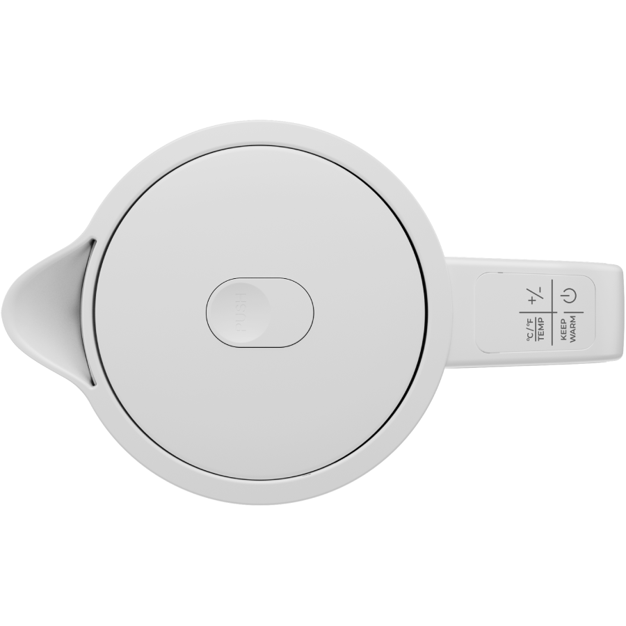 Electric Kettle, white, 220-240V, 1850-2200W, 1.7L, Keep warm 30 min, 40,60,80,90,100, console in Handle - slika 8