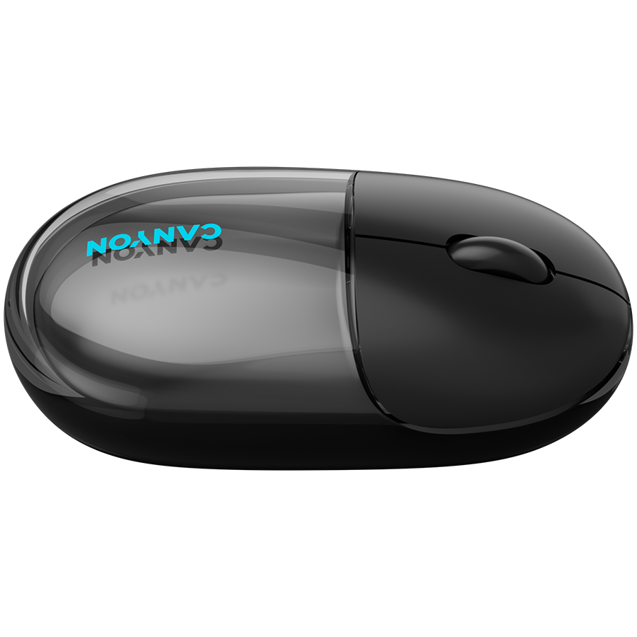 CANYON mouse OnClick 24 BT/ Wireless Transparent/Black - slika 6