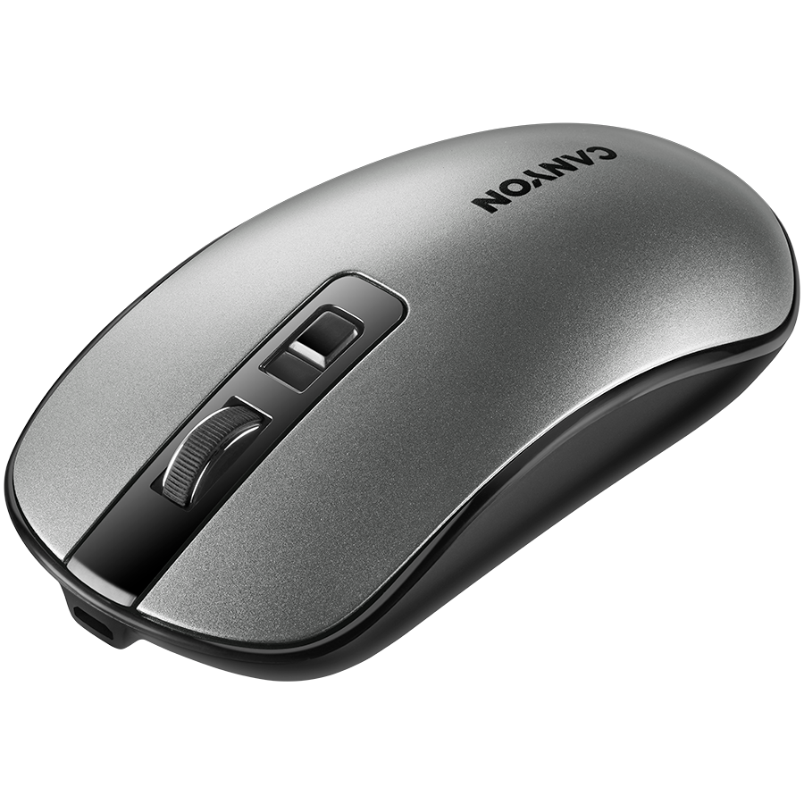 CANYON MW-18, 2.4GHz Wireless Rechargeable Mouse with Pixart sensor, 4keys, Silent switch for right/left keys,DPI: 800/1200/1600, Max. usage 50 hours for one time full charged, 300mAh Li-poly battery, - slika 3