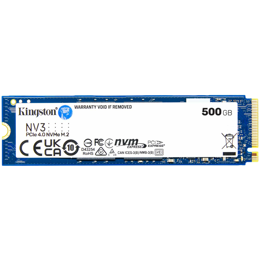Kingston SSD 500GB NV3NVMe PCIe Gen 4.0x4R/W : 5000/3000MB/s - slika 3