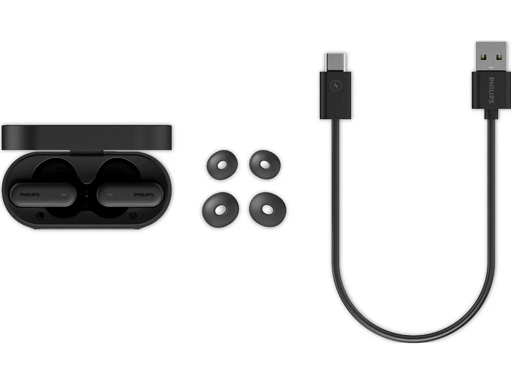 Philips TAT6000BK BT slusalicein ear; blokiranje buke;Pametna kutija za punjenje; 4 mikrofona - slika 6
