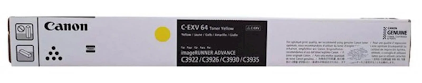 Canon toner CEXV64 Yellow - slika 2