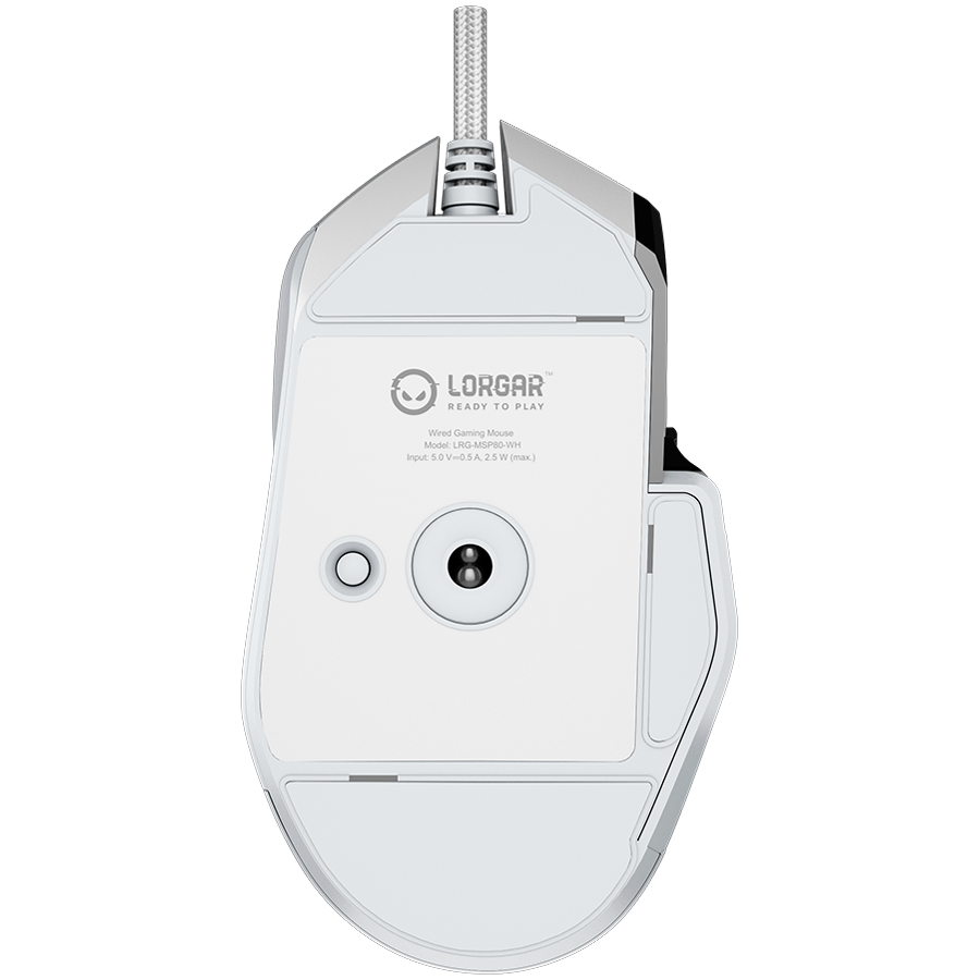 LORGAR MSP80, 8000 Hz Gaming Mouse Pro, White - slika 7