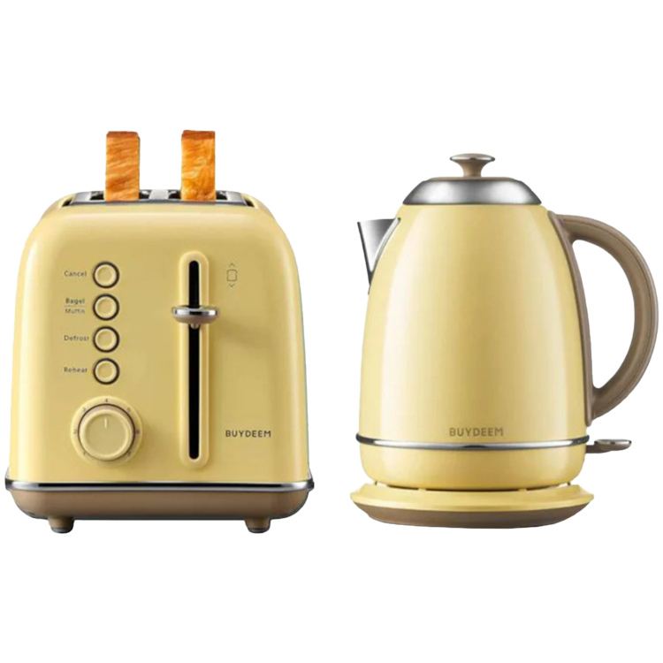 BUYDEEM 2 Slice Toaster, model DT620E, color Mellow Yellow, EU - slika 5