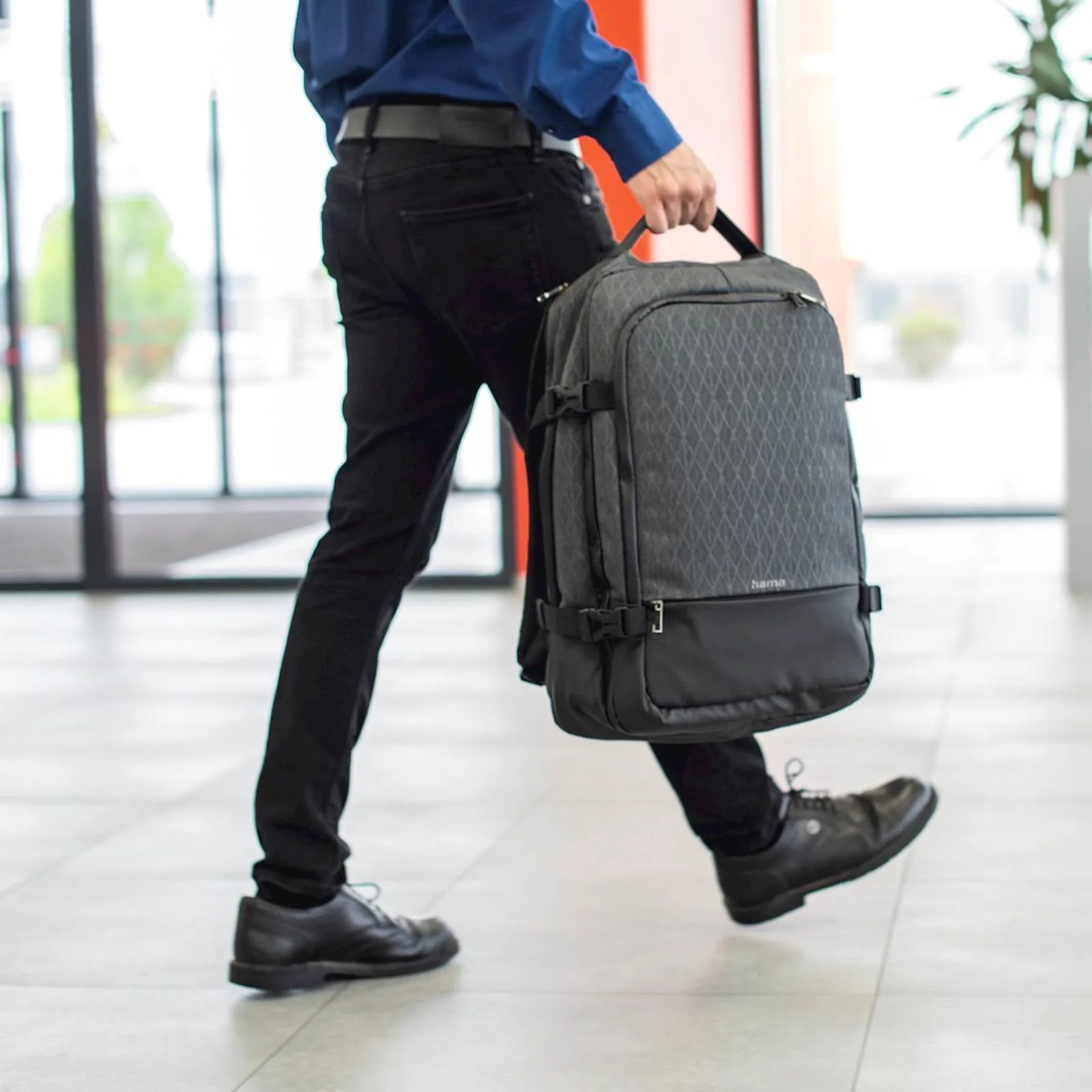 Ruksak HAMA "Day trip traveller 15.6'' sivi - slika 4