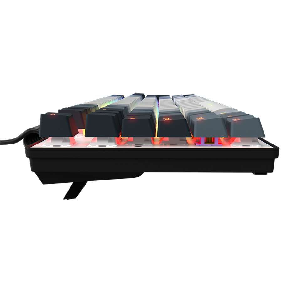 LORGAR Azar 514, Wired mechanical gaming keyboard, RGB backlight, 1680000 colour variations, 18 modes, keys number: 104, 50M clicks, linear dream switches, spring cable up to 3.4m, ABS plastic+metal,  - slika 5