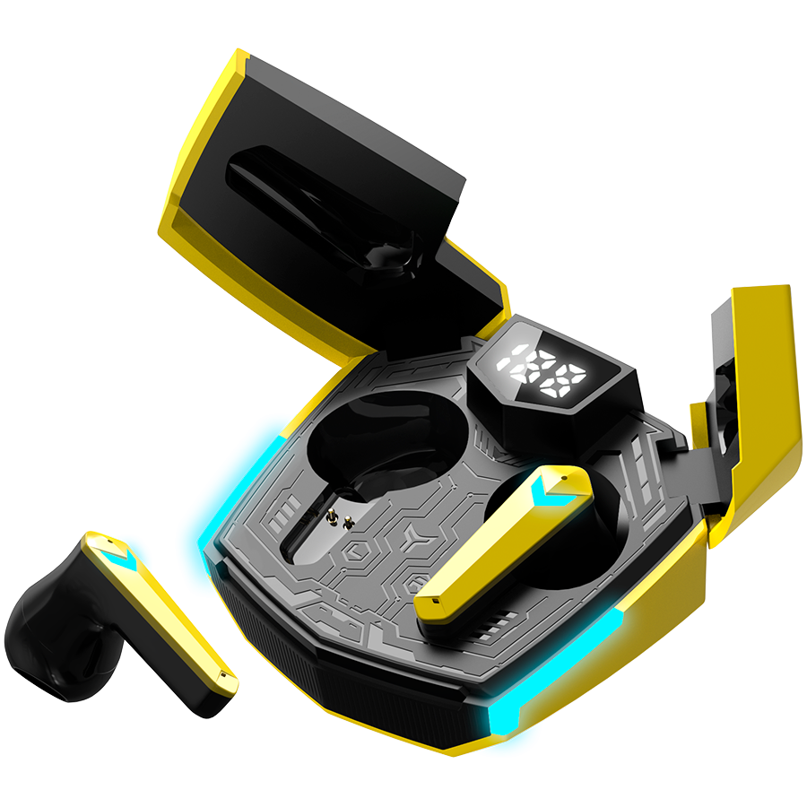 CANYON headset Doublebee GTWS-2 Gaming Yellow - slika 4