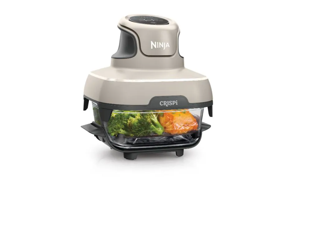 Ninja CRISPi 4u1 bez/crna4 funkcije,prenosna friteza,snaga 1700W,2 posude 3.8L i 1.4L - slika 3