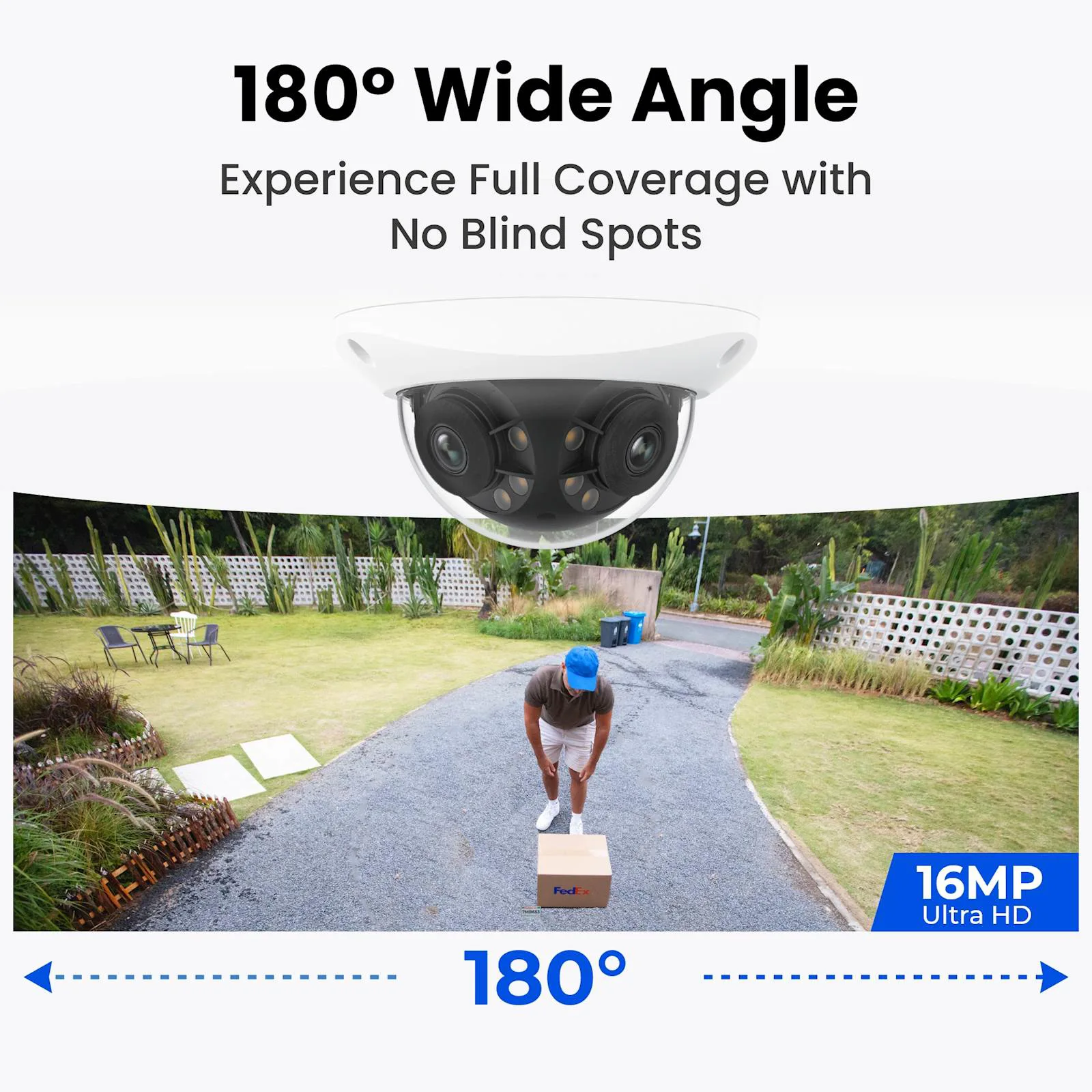 Reolink IP Kamera Duo serija P737 POE, 8MP, 4K, IK10 otporna, 180° pogledom, Noćni vid - slika 3