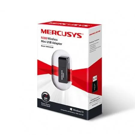 Mercusys MW300UM N300 Wireless Mini USB Adapter - slika 3