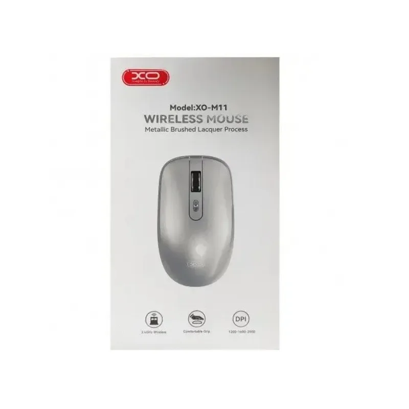 XO M11 Wireless mis Silver-Black - slika 2