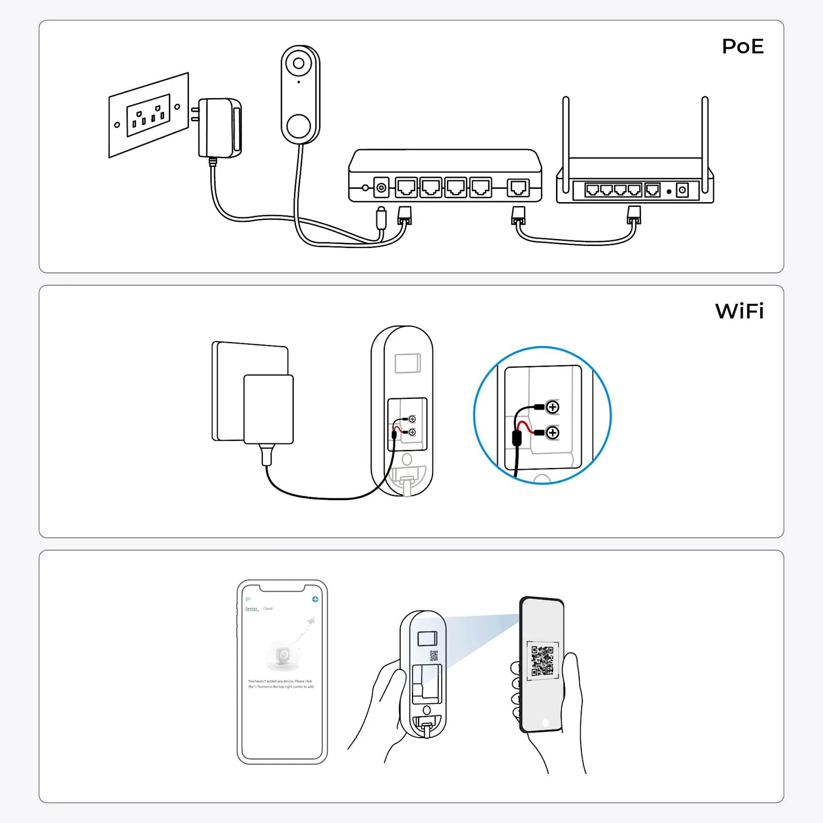 Reolink Smart Doorbell kamera D340P, 2K+, PoE - slika 4