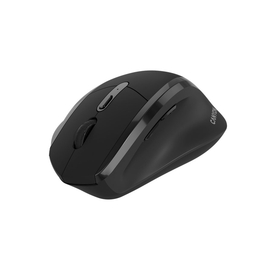 CANYON mouse OnClick 17 Ergonomic 6 buttons 1600DPI Wireless Black - slika 5