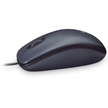 LOGITECH M90 Corded Mouse - GREY - USB - EWR2 - slika 2
