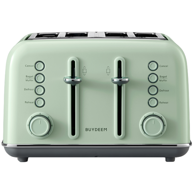 BUYDEEM 4 Slice Toaster, model DT640E, color Cozy Greenish, EU - slika 2
