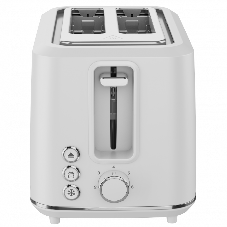 Electric Toaster, white, 220-240V, 50-60Hz, 920-1080W, 2 slots, 3 modes, 7 browning levels - slika 3