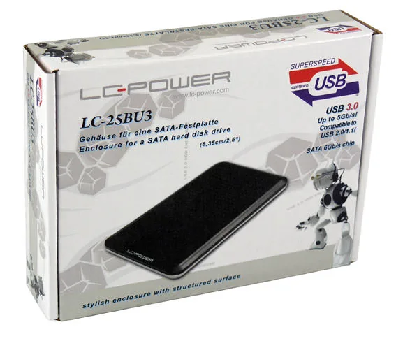 LC-Power LC-25BU3 Enclosure2.5" USB 3.0 - slika 2