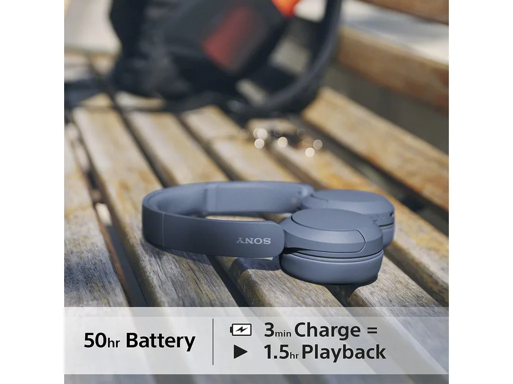 Sony bežične slušalice CH520baterija do 50h, brzo punjnje3 min za 1,5h; mikrofon; BT x2 - slika 6