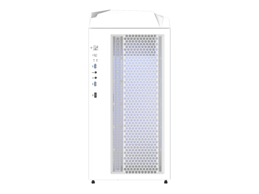 Gigabyte CASE C301G White3xARGB fans(1xRear; 3xFront)GPU H : 400mm; Dust filter - slika 4