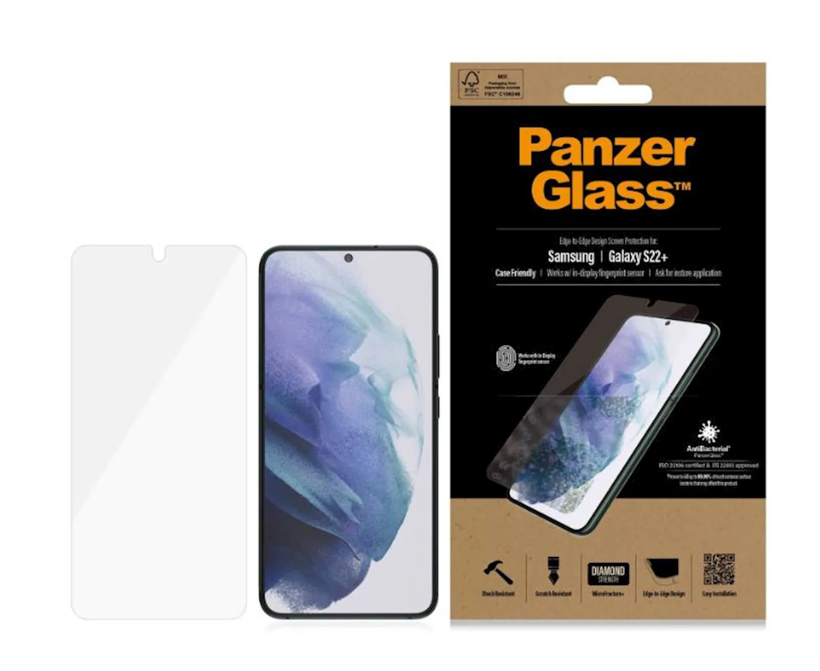 Zaštitno staklo PanzerGlass Samsung Galaxy S22+ 5G - slika 3