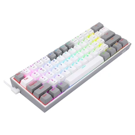 ReDragon - Gaming Mehanička Tastatura Fizz Pro K616 RGB Wireless White/Grey - slika 2