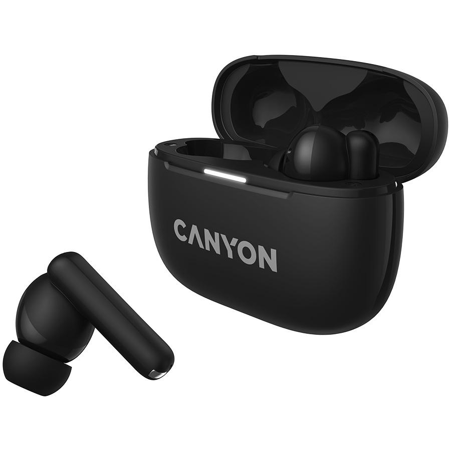 CANYON headset OnGo TWS-10 ANC+ENC Black - slika 4