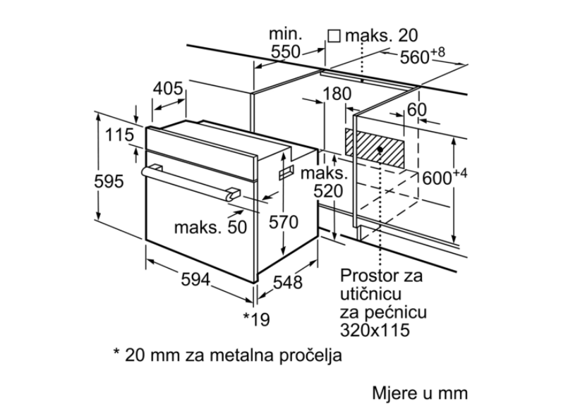 BOSCH pećnica  Serie 2| INOXKatalitičke obloge - slika 3