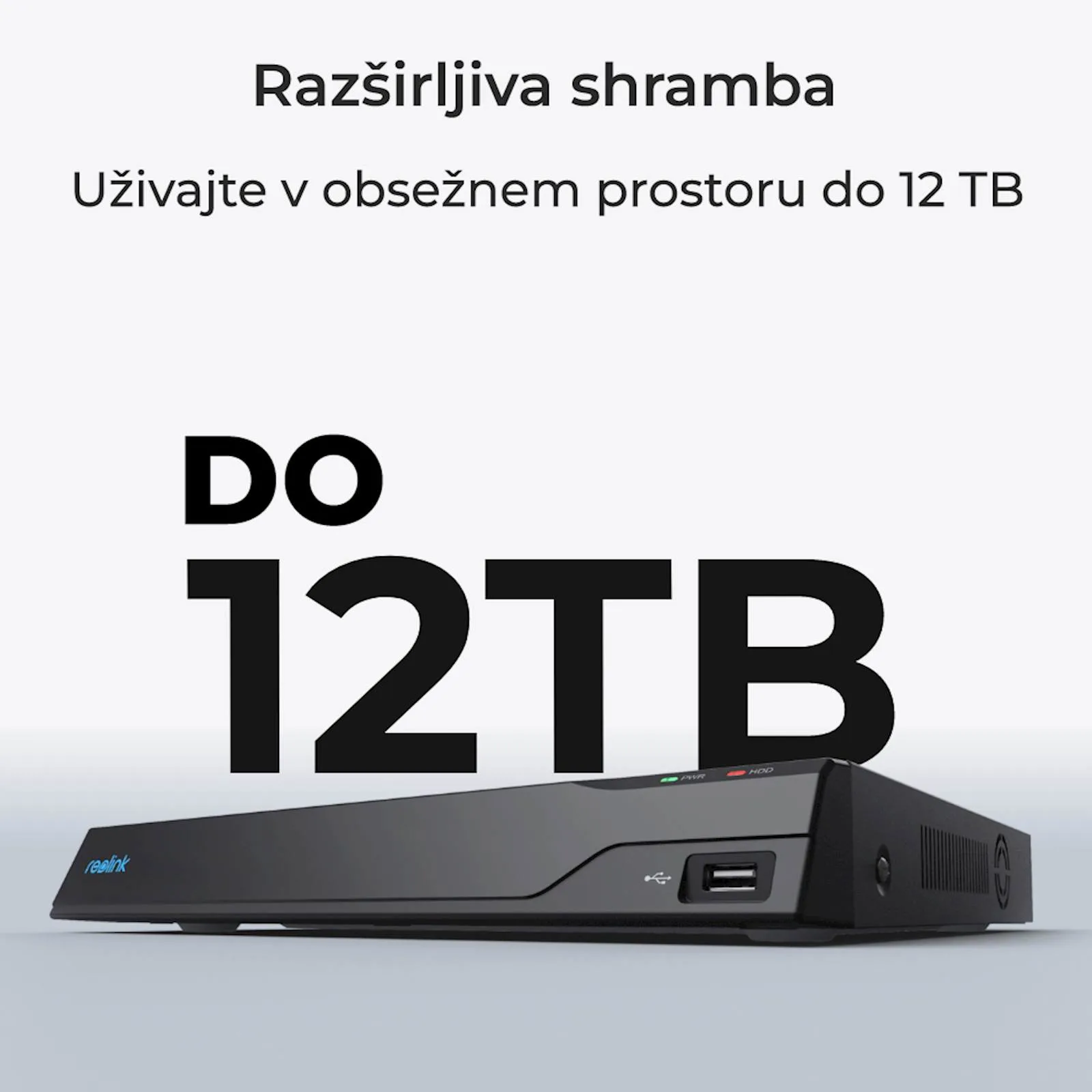 Reolink NVR snimač NVS8-12MB4 4K, 12MP, 8 kanalni NVR, 2TB HDD, 4x kamera POE - slika 2