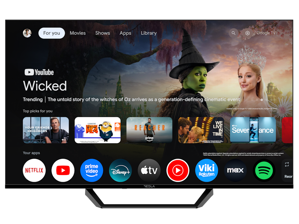 TESLA TV 40E655BFS FHD Google        Powered by Google TV       2x10W Box Speakers - slika 2