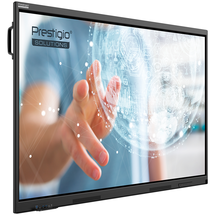 PRESTIGIO SOLUTIONS Multiboard 86-inch Light Series Gen 7, Android 14, Google EDLA, AI button, 8/128GB, 50TP, black - slika 3