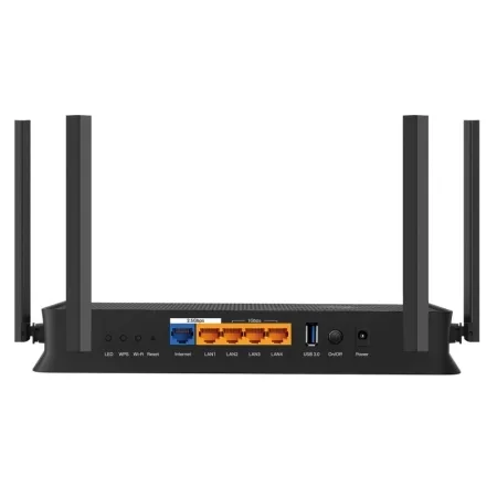 TP-Link Archer BE230 BE3600 Dual-Band Wi-Fi 7 Router, 688 Mbps at 2.4 GHz + 2882 Mbps at 5 GHz,4× external Antennas, 2.0 GHz Quad-Core CPU, 1x2.5 Gbps WAN port + 1x2.5 Gbps LAN port + 3x1 Gbps LAN por - slika 4