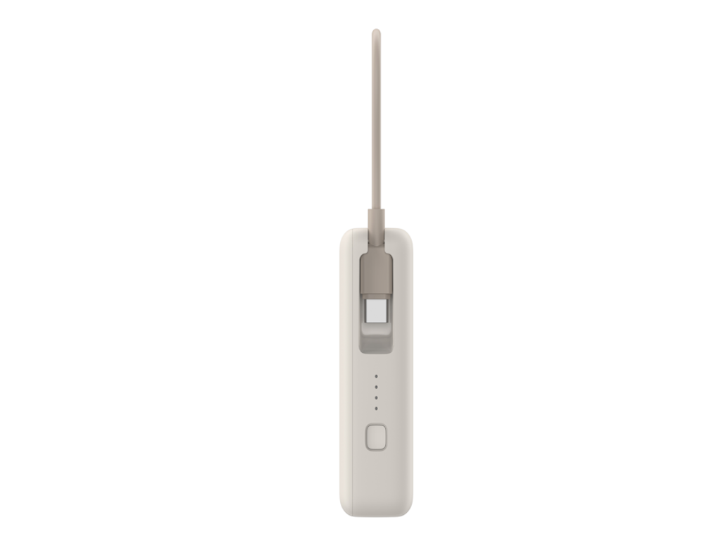Xiaomi powerbank 10000 mAh 33W integrisani kabl, bež - slika 2