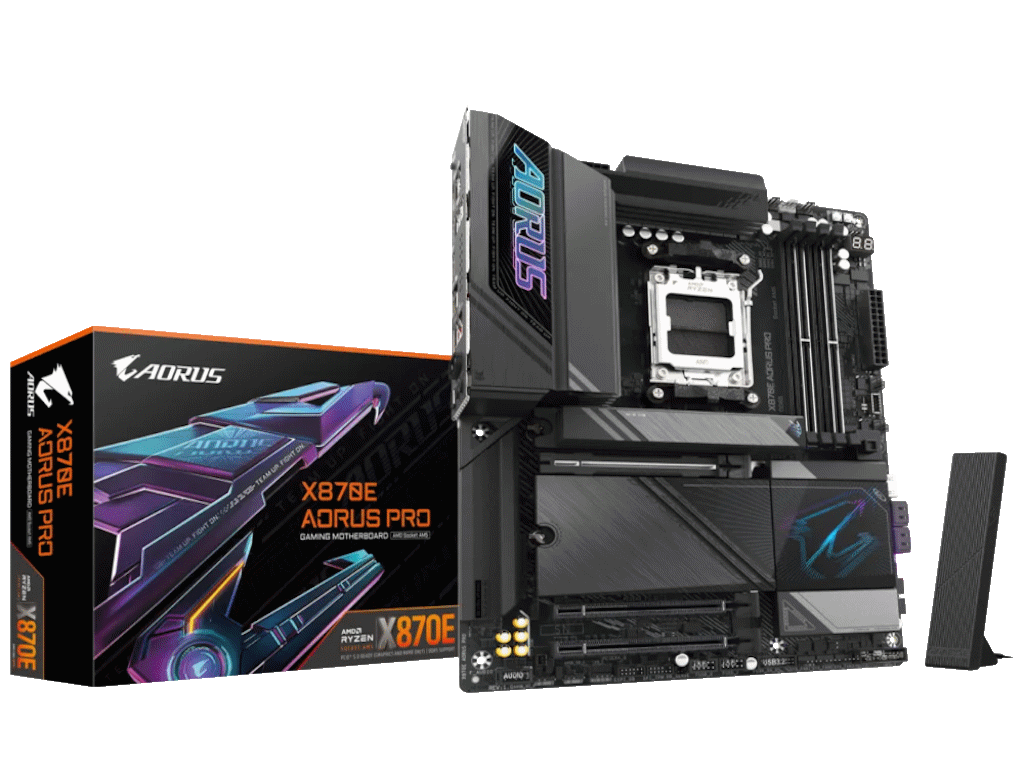 Gigabyte MB X870E AORUS PRO AM5, 4x DDR5, 4x M.2, 4xSATA 2x HDMI, 10x USB, ATX - slika 4