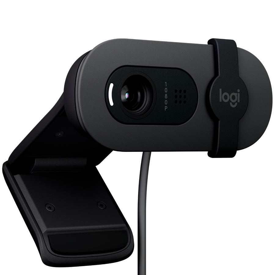 LOGITECH Brio 100 Full HD Webcam - GRAPHITE - USB - slika 3