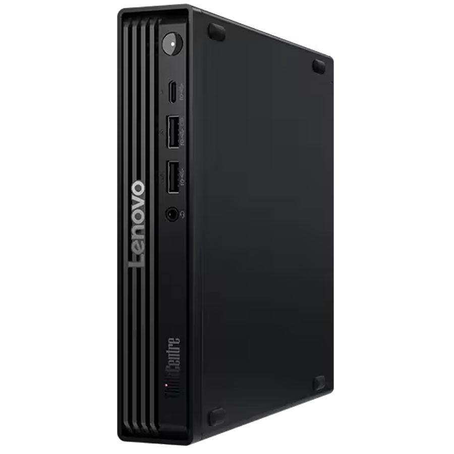 LENOVO ThinkCentre M70q Gen 6, Intel Core Ultra 5 225T, 16GB DDR5, 512GB SSD M.2, Front: 2x USB 3.2, 1x USB 3.2 C, 1x Audio/Mic, Back: 4x USB 3.2, DP, HDMI, RJ45 GbE, CIS, Spkr, WiFI 6E+BT 5.3, USB KB - slika 2