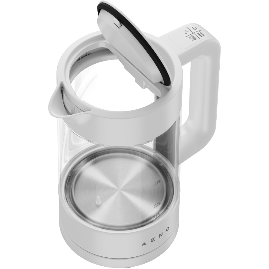 Electric Kettle, white, 220-240V, 1850-2200W, 1.7L, Keep warm 30 min, 40,60,80,90,100, console in Handle - slika 7