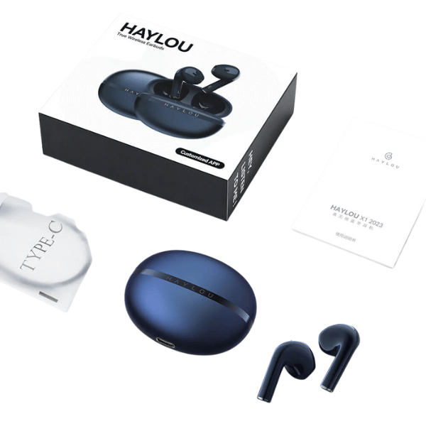 Haylou X1 2023 Bluetooth earbuds Blue - slika 3