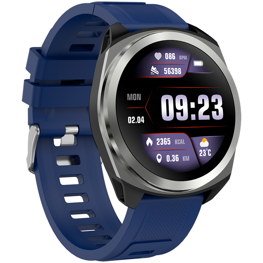 CANYON smart watch Maveric SW-83 GPS Silver Blue - slika 3