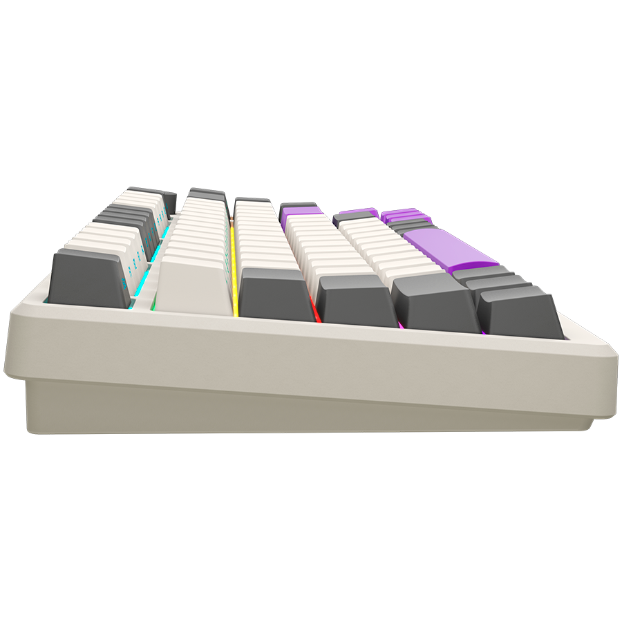 LORGAR KBP7075W, Wireless 75% Mechanical Gaming Keyboard Pro, Beige, EN layout - slika 4