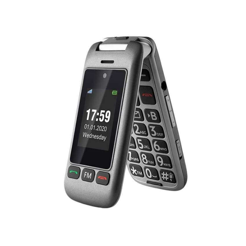 Telefon na tipke Artfone G6 preklop Silver - slika 3