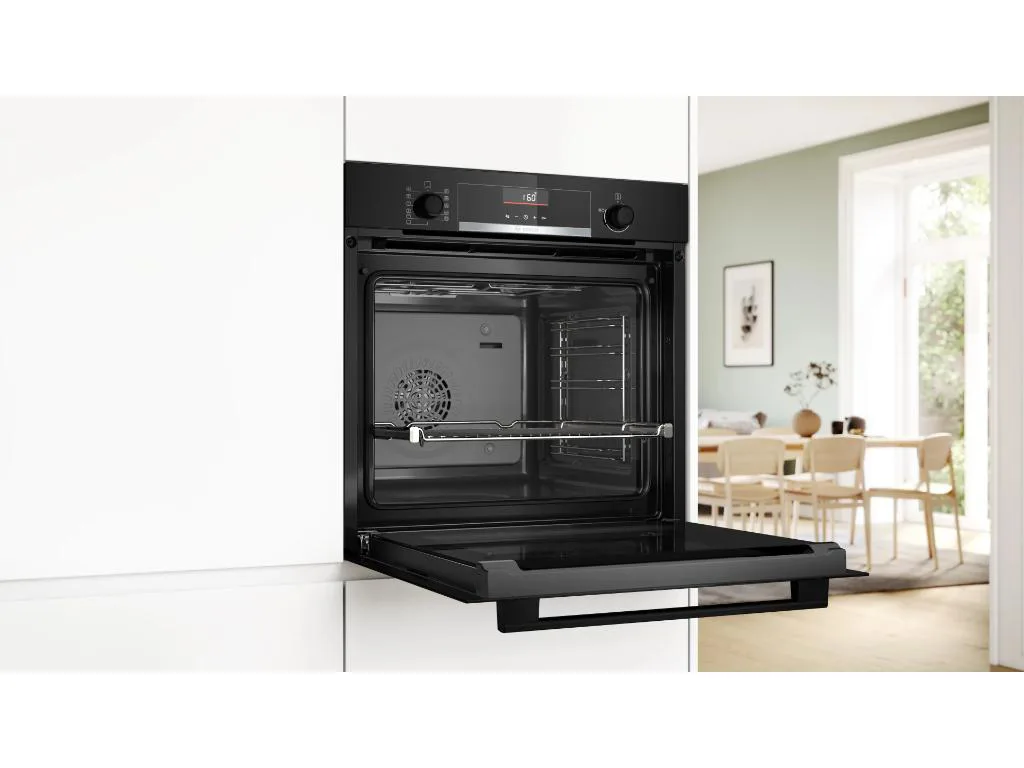 BOSCH pećnica  Serie 6| CRNA, A+, EcoClean, AIR FRY Funk,AutoPilot 10, VODILICA, 71L, 8 Programa, - slika 2